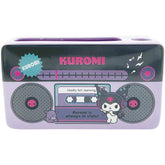 Add a touch of nostalgia to your workspace with this collectible Kuromi Porcelain 90s Style Desk Organizer. This charming organizer features the beloved Sanrio character in a retro design, perfect for fans of the 90s aesthetic. With compartments for pens, and even your phone, it's both a functional and adorable addition to any desk.